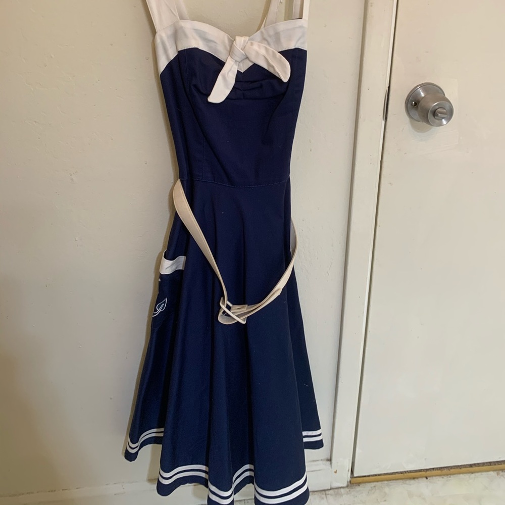 Hell bunny sailor pin up dress